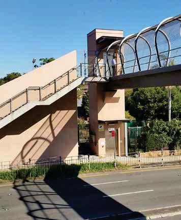 realignment of Parramatta Road causing the existing stairs to encroach on the realigned Elevations, sections, and details are included within this section. carriageway.