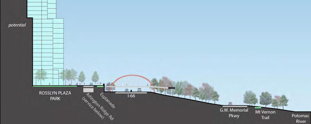 Proposed section 12 multi-use trail east of Arlington Ridge Rd