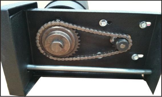 Inspect the sprockets for damage or missing teeth, the sprocket should look like the