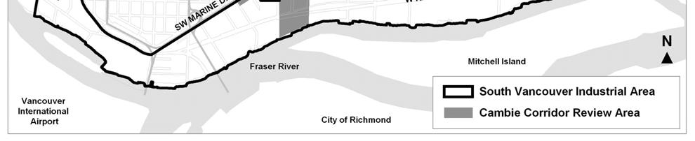 development as part of this Cambie Corridor Planning Program (see map below).