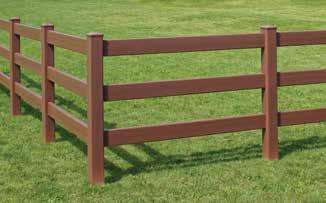 rail fence provides a safe, reliable enclosure for horses and