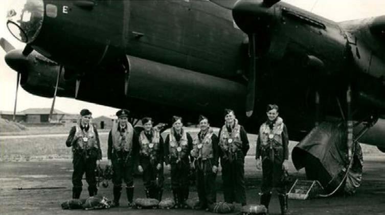 Lancaster bombers were based at RAF.