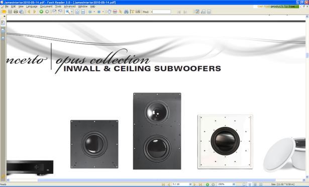In-wall Subwoofers Premium sound is achieved through excellence in design and attention to every detail. All James Loudspeaker products are timbre matched, resulting in an unrivaled audio realism.
