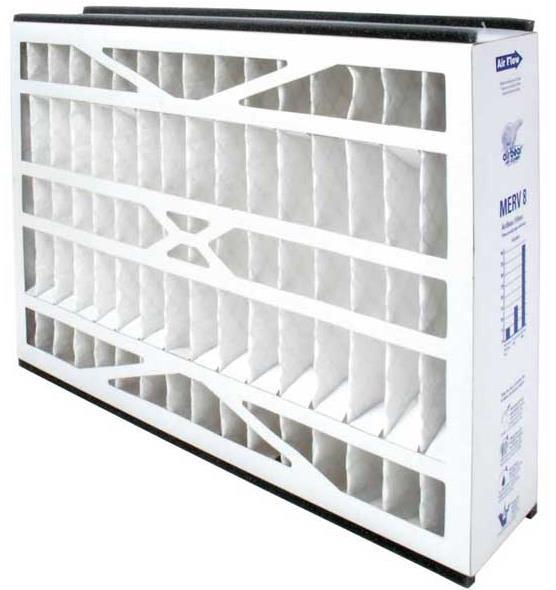 Example Filter Trion Air Bear MERV 8 Media Filter Replacement 5 in. x 16 in. x 25 in. (3/Case) Installation Location: Filter Cabinet Media Dimensions - Nominal Width (in.