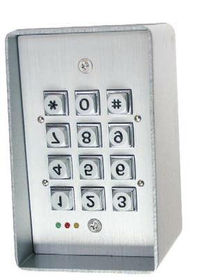 hard wired access control ACCESS CONTROL GM7201 Stand alone digital keypad.