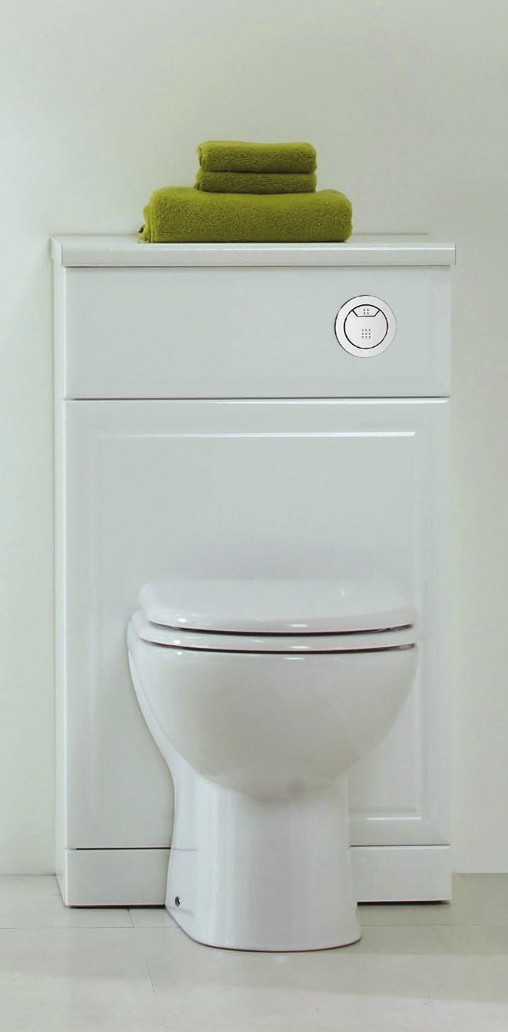 Your Micra Sanitaryware Options MICRA WC PAN FEATURES Comfort height pan Sitting 85mm higher than