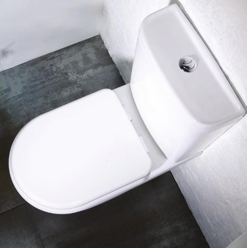 Short projection WC pans The short projection close coupled and back to wall WC pans in our Micra range