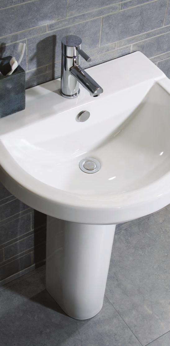 Your Venus Sanitaryware Options VENUS FEATURES Wash basins The Venus basins feature a single
