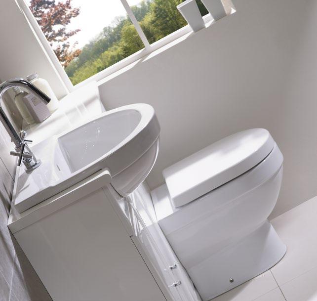 The Venus basin design is available in pedestal mounting format or alternatively as a
