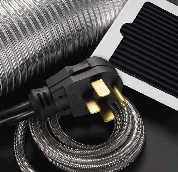 We provide a complete solution for the consumer, supplying the right cords, connectors, dryer venting and filters. Accessories are an essential part of the total consumer experience.