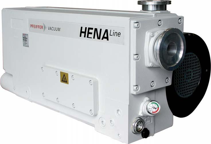 Product description 4.2 Function The HenaLine series pumps are oil-sealed, single stage operating rotary vane pumps with air cooling and circulatory lubrication.