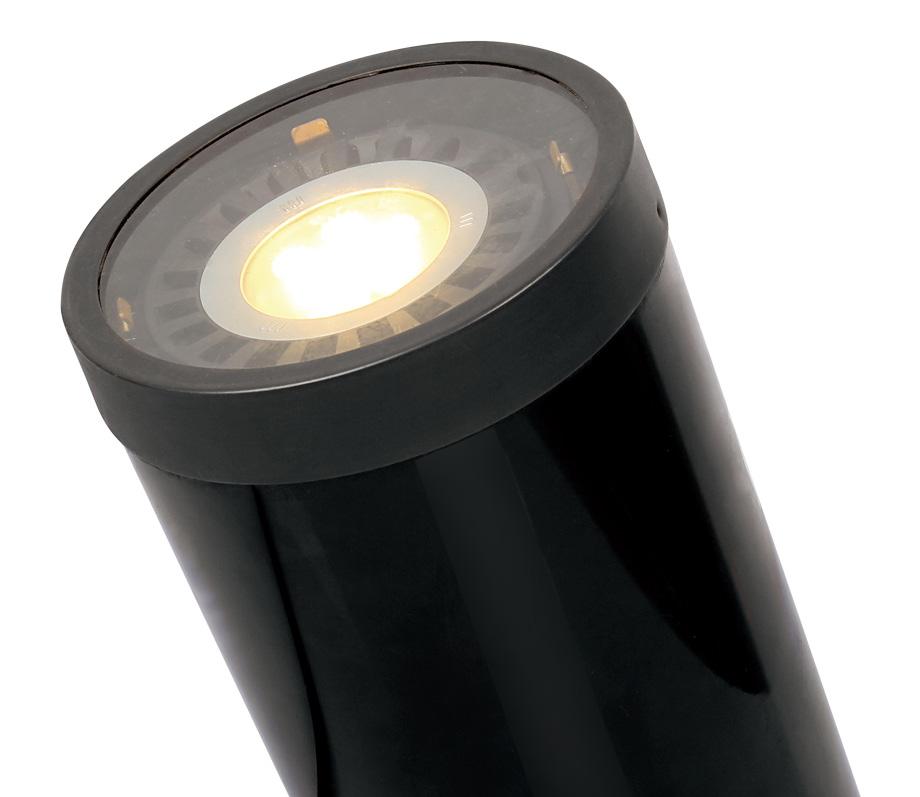 TS-B201 Light Source: PAR36 LED Lamp Light Beam: 120 Watts: 8W Size: 5.5 (Dia.) x 9.