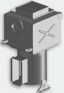 A terminal strip is also supplied for thermostat connections.