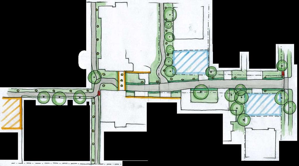 Block One - Site Plan LEGEND Placemaking Wayfinding Lighting Trees Gardens/Greenery Improved Surface