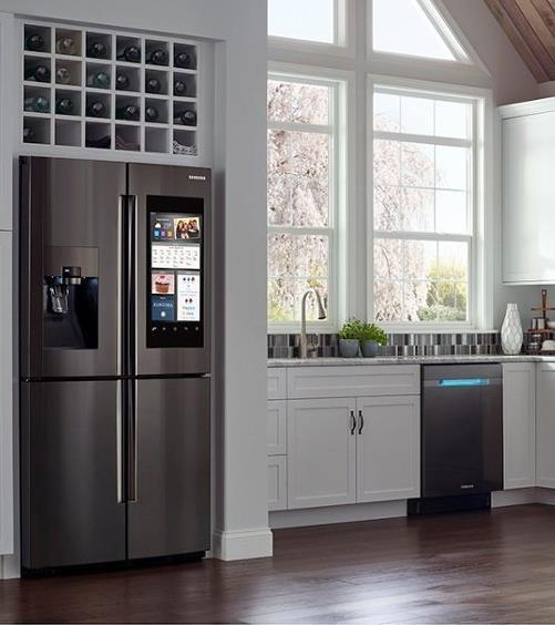 W h a t s N e w? Technology 3 Samsung Family Hub Refrigerator: The Samsung Family Hub in an internet-ready, Wi-Fi enabled refrigerator.