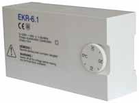 EKR 6.1 Controller of electrical heating Title Article No. EKR 6.1 PRGR0011 EKR6.1 is a proportional controller of electrical heating with automatic adaptation of voltage.