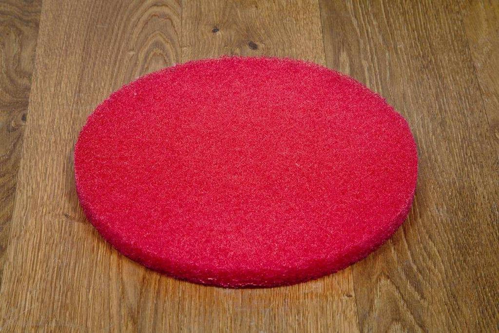 33 cm) Brushing ring Cleaning Pad red (Ø 33 cm) Advice: Never leave the FloorXcenter standing on