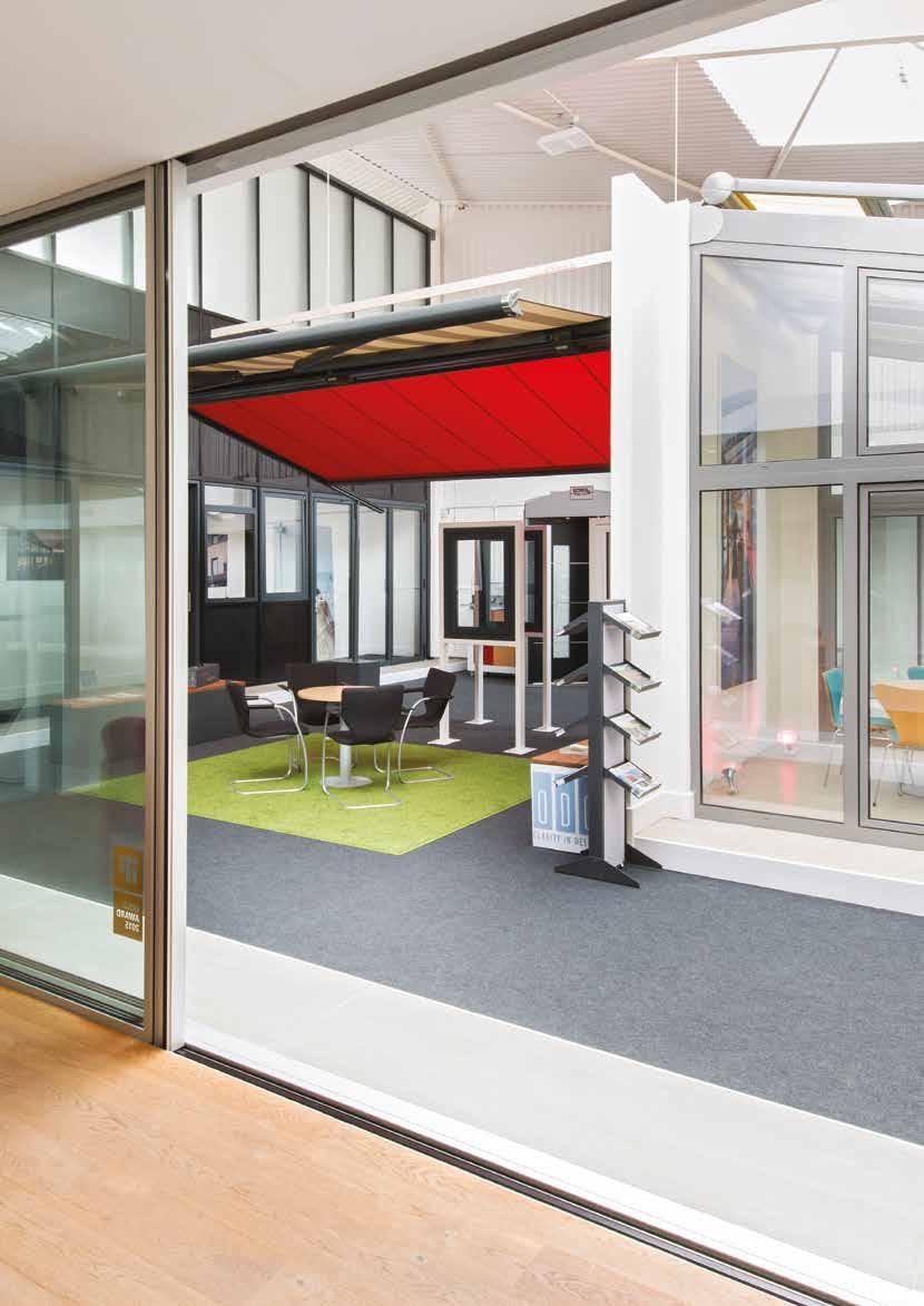 Spread across 3,000 square feet, our two showrooms in West London and Poole showcase our extensive range of glazing systems