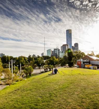 FLAGSTAFF GARDENS, MELBOURNE Providing an overall increase in trees may alter the functionality of some of the spaces for hosting
