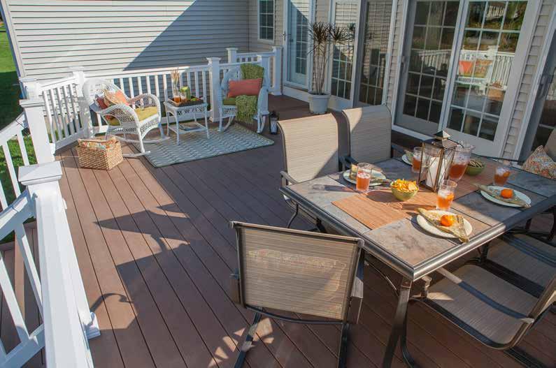 Decks Your new outdoor living space can cater to all of your favorite activities. A deck is an extension of your living environment. The possibilities of entertaining are endless.
