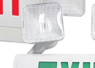 provides 90 minutes of emergency power Two 5.4W DC 5 wedge-base lamps for emergency light Typical Performance Red/Green Input Voltage 120 277 Input Currant (ma) 62 29 Input Power (W) 6.8 7.