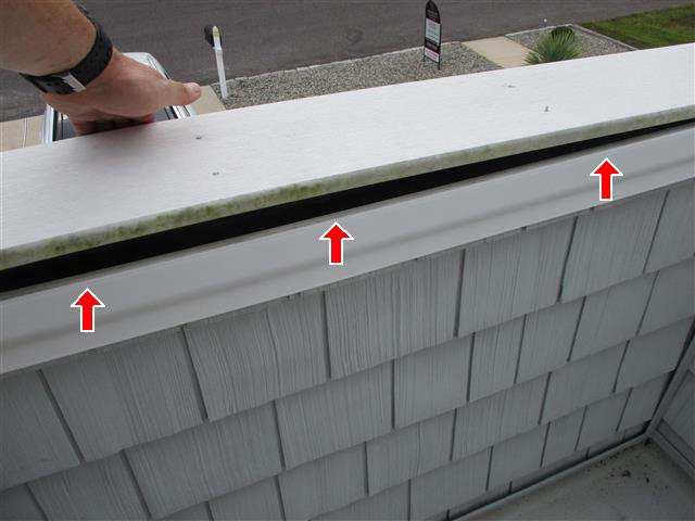 Page 28 of 36 2. Exterior 2.0 Wall Cladding Flashing and Trim Inspected, Repair or Replace The hand rail at the front balcony of the home is loose.
