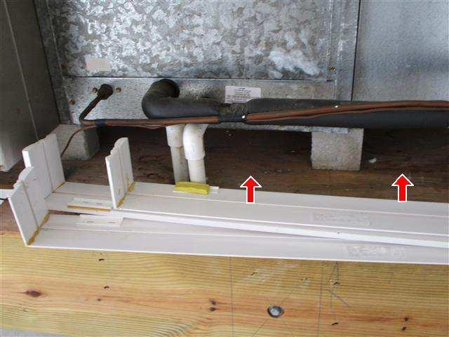 attic furnace is not equipped with a drip leg.