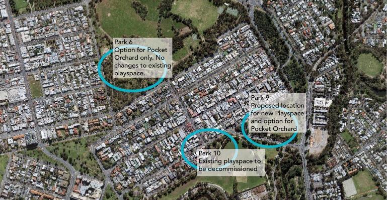 Project Information Purpose Adelaide City Council would like feedback from the community on the provision of a playspace in Tidlangga (Park 9) and also a community pocket orchard in Tidlangga (Park