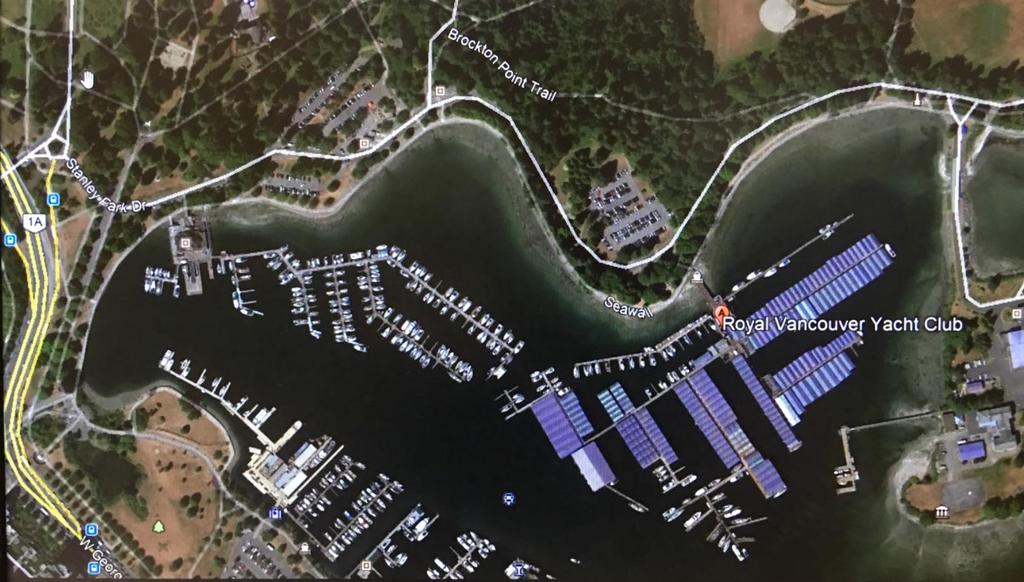 ROYAL VANCOUVER YATCH CLUB- COAL HARBOUR SITE MAP Stanley Park Drive Ring Road RVYC & Guest