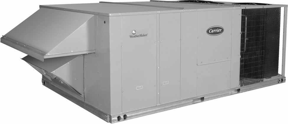 Product Data WeatherMaker Single Package Rooftop Heat Pump Units 15 and 20 Nominal Tons Unit shown with