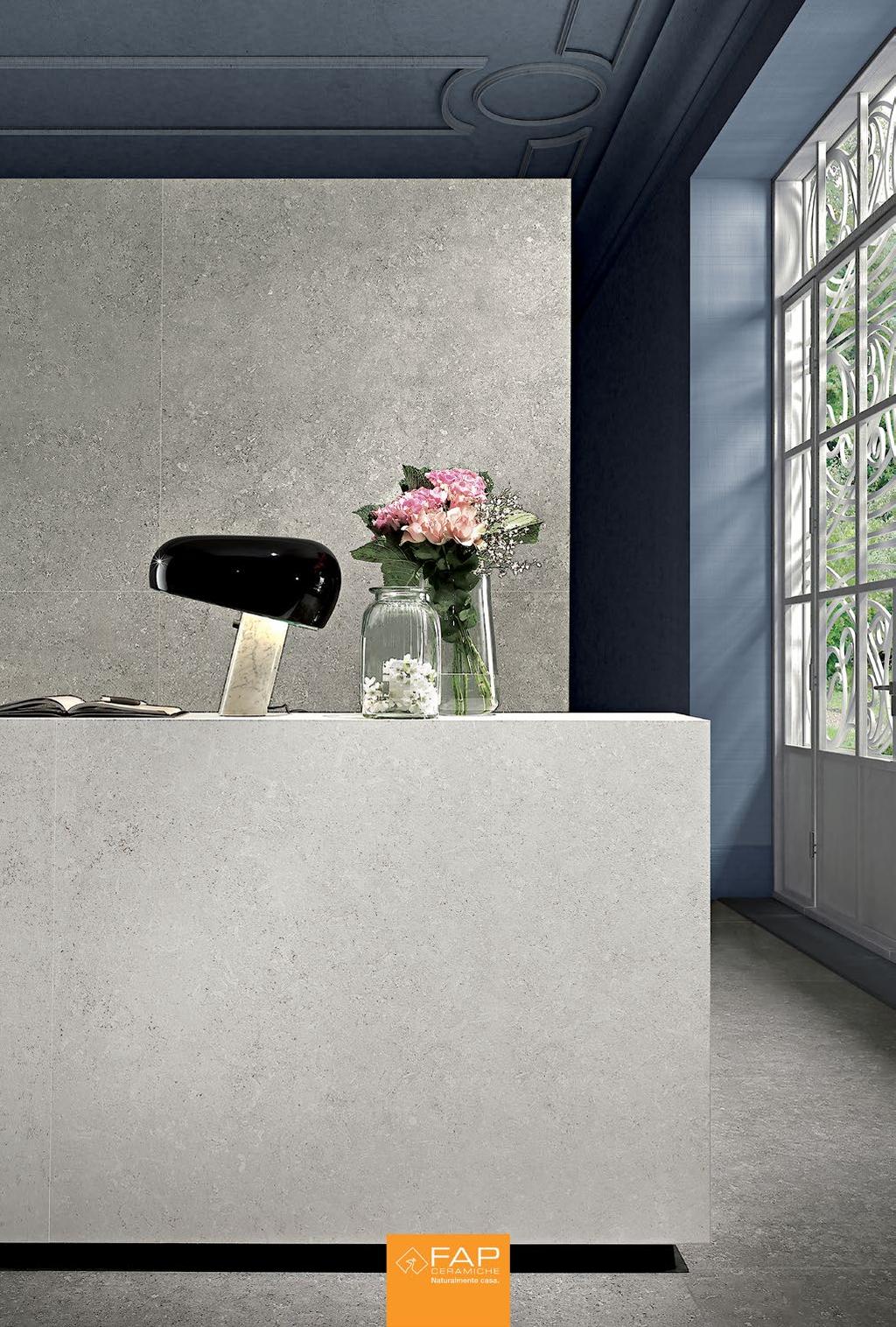 NORD By FAP Nord is a contemporary stone look, in line with current interior design trends.