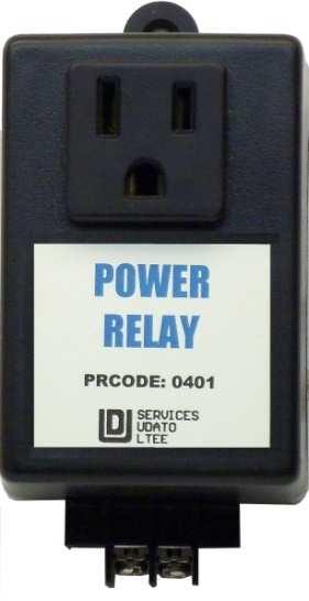 Power Relay Options The unit controls lamp ballasts using power relay.