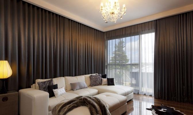 CUSTOM MADE e Curtains are a form of window treatment, and complete the overall appearance of the house. Window treatment helps control the ambiance and flow of natural light into the room.
