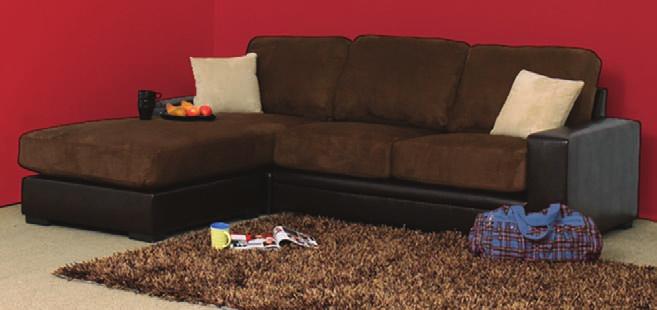 Eve 3 seater chaise Base: