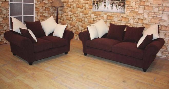 Yarram 3 & 2 seater Available in Luxury Suede & Linen 3