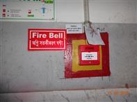 Are notification and initiation devices for the fire alarm system installed at required locations based on occupancy type?