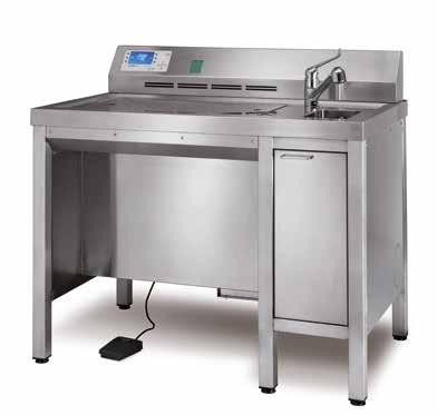 Ventilated dissecting workbenches Zefiro Dissecting workbench for gross examination and sectioning of specimens Down and backdraft ventilation system Reliable and long-lasting due to the attention of