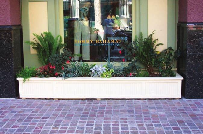7. The use of window boxes is encouraged to provide color-spots, but plants must be accessible for maintenance and should be attached