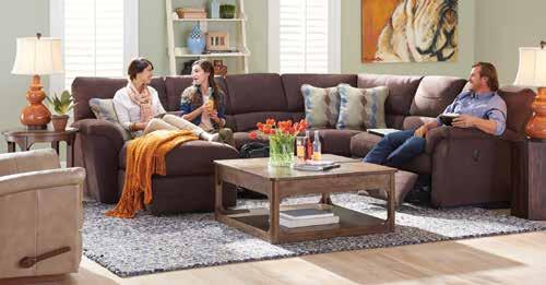 MAIER Sectional Choose from chocolate, beige