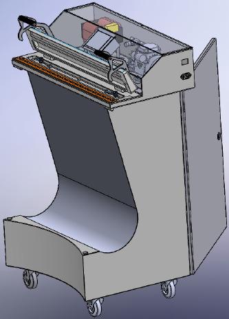 Pre-separator Bacterium filter Assembled in the upper part of a packaging equipment