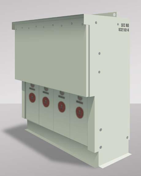 The enclosures are internal arc classified: IAC A (authorised personnel) Front, Lateral and Rear IAC B (unrestricted accessibility including public) Front, Lateral and Rear Type tested to IEC 62271