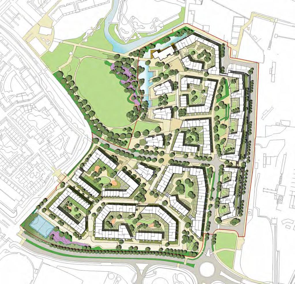 Putting it all together The Village Square Ecology Park Yacht Club Riverside Walk An Effective Bus Route Southern Park Masterplan Phase 2 Oval Park New moves, both flexible and robust Retained