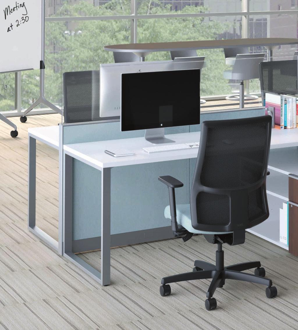 UNIQUELY YOU Regardless of your style, Abound allows you to express it with a mix of tiles, materials, and finishes. Combine tiles to make your office look and work just the way you want.