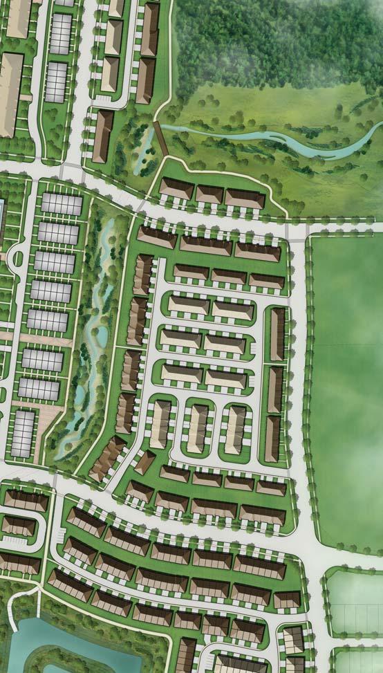 2.3 GENERAL URBAN AREA General Urban Area land uses are situated within a small pocket of Dundas Trafalgar (North Oakville), where it will integrate street accessed townhouse dwellings within close
