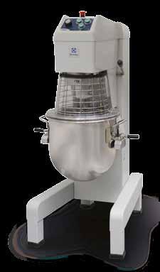 Bakery, pastry and pizza - 20, 30 and 40 lt planetary mixers Electrolux offers a complete range