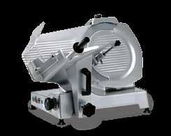 Meat mincer: Motor speeds - 140 rpm (MMG12) or 210 rpm (MMG22). Chopper end, feed pan, collecting container, plate and self-sharpening knife in stainless steel. Output: 200/300 kg meat/hr.