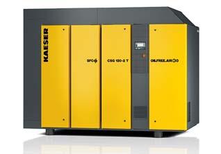 Booster Compressors These single-stage units increase air system pressure up to 650 psig.