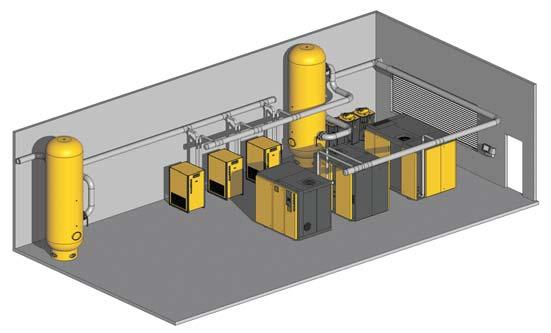 Kaeser can also produce 2D and 3D CAD drawings of the proposed system. This is a huge benefit in project planning.