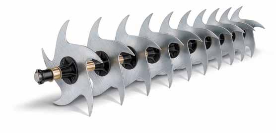 SmartLINK Curved Blade Aerator Model 45-0458 Patent 7,604,066 & D519,526 Durable Ten galvanized blades designed for thorough soil penetration. Usage Excellent for use in lightly compacted soil.