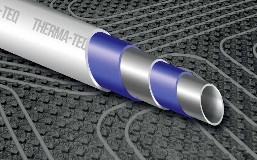 Pipe Options Ultrahigh quality and safe, using 5 layer technology. Pert-Al-Pert Therma-TeQs Pert-Al-Pert underfloor pipe is manufactured using a 5 layer technology.